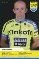 CYCLISME cycling carte wielerkaart IVAN ROVNY (TINKOFF saxo bank 2015)