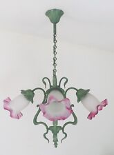Lustre 3 lum. Art Nouveau Maison Lucien Gau/ Vianne 80´
