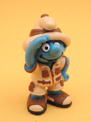 Figurine schtroumpfs safari - schtroumpfs,