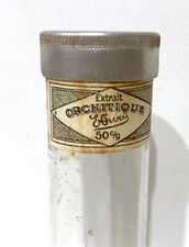 Ancien Tube Flacon Extrait Orchitique Collection Pharmaceutique Apothicaire
