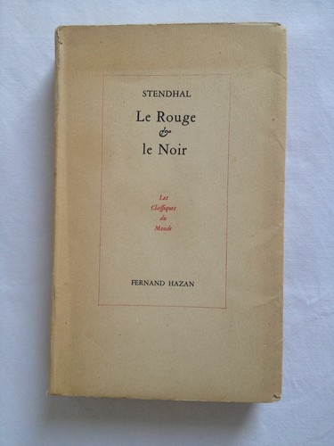 Rouge noir stendhal - rouge,