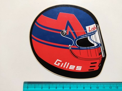 Autocollant gilles villeneuve - gilles,