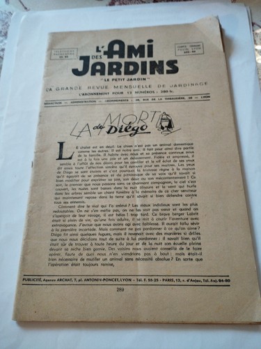 Revue ami des jardins - revue,