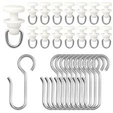 100 Pièces Crochet de Rideau