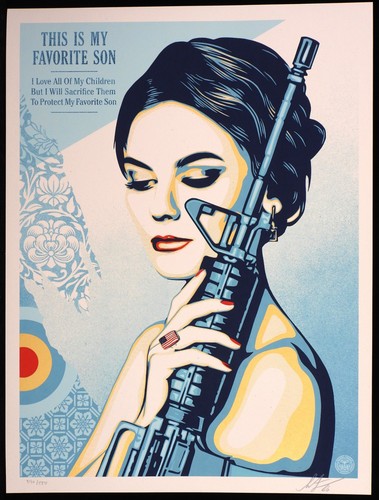 Shepard fairey miss - fairey,