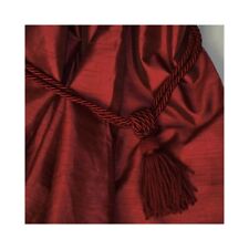 Paire De Rideaux Doublés + Supports De Rideaux 110x137 Cm