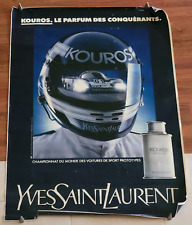 Kouros Mercedes Yves Saint Laurent - Rare !!! Affiche Decaux Abri Bus 120x176
