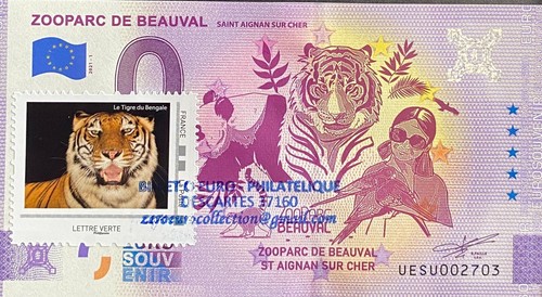 Billet euro philathelique - billet,