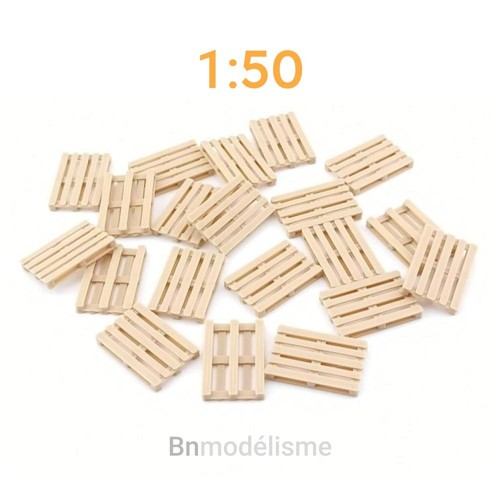 Lot palettes rectangles - 20,