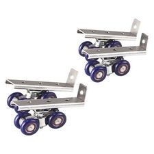 2x porte coulissante rouleau portes coulissantes roue rail piste piste