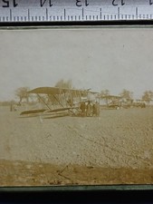 WW1  Aviation Escadre Biplan Farman  Photo Stéréo  Grande Guerre  Avion