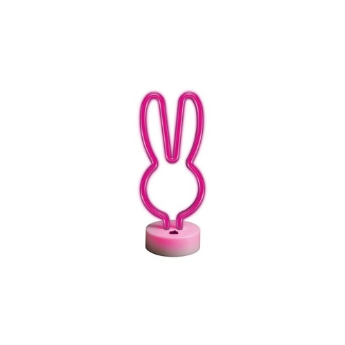 Néon sur socle - , lapin