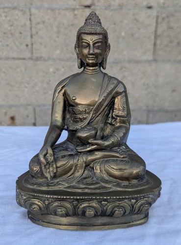 Bouddha laiton népal - bouddha, g
