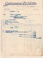 1930 CARBURETOR ZENITH A LYON