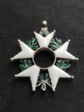 LÉGION D'HONNEUR INSIGNE MÉDAILLE ARGENT ET ÉMAUX NAPOLÉON SECOND EMPIRE CROIX