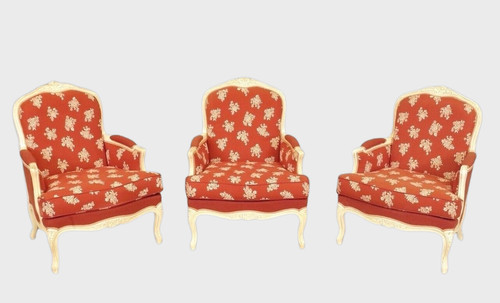 Trois bergères peintes style