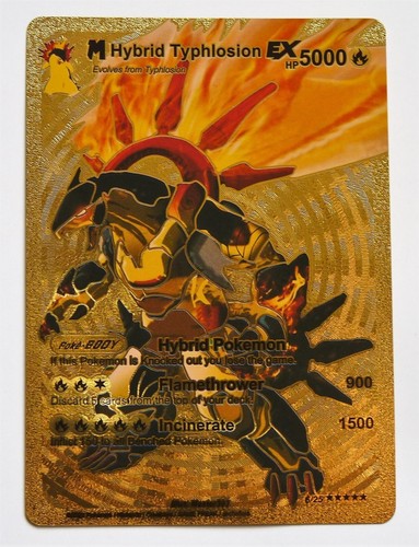 Carte pokémon doré - carte,