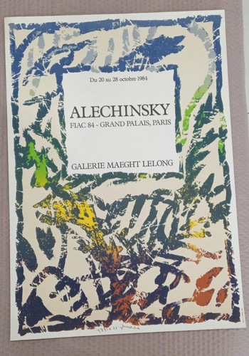 Affiche litho signee - affiche,