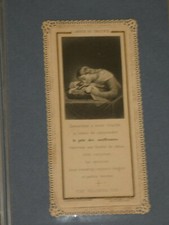 Image pieuse canivet dentelle l'amour du crucifix  letaille pl 1505