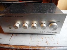 Amplificateur l.e.p compiegne 2x25 w vendu pour pieces