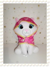 Doudou Peluche Aristochat Marie Blanc Rose Peignoir Nœuds  Disney  Nicotoy