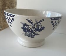 LE COMPTOIR PAIN D’ÉPICES BOL CARREAUX CERISE BLEU COLLECTION CUISINE DÉCO RÉTRO