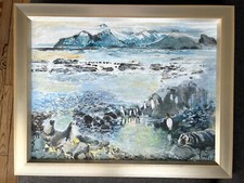 « Escale à Crozet », Christiane Rosset, Peintre Officiel De La Marine, HST
