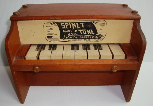Antique toy chime - toy, spinet