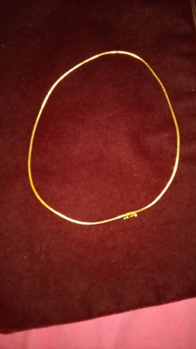 Rare collier mailles serpent - rare,
