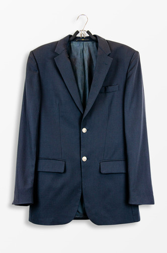 Veste blazer laine marine - blazer, en