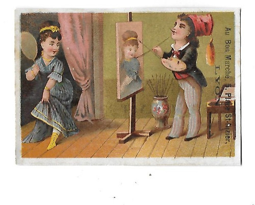 Chromo ancien publicitaire - chromo,