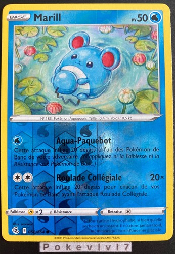 Carte pokemon marill 058 - carte,