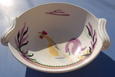 RARE Coupe céramique Lunetta Vallauris - Broc - Coq - originale