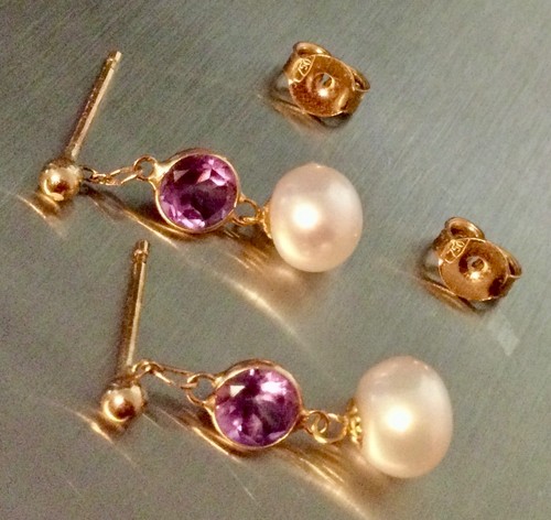 Boucles oreilles 18 - boucles, or
