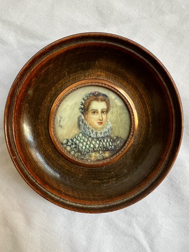 Miniature portrait ancien - portrait,