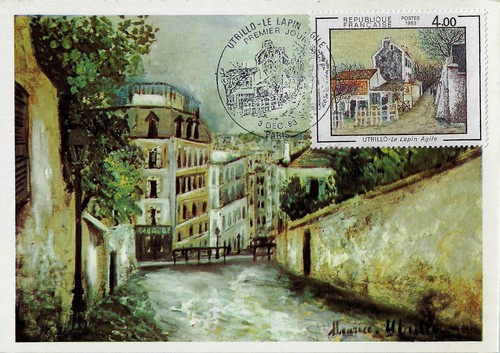 France 1965 utrillo le - cm,, utrillo,