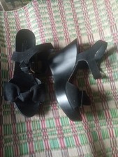  Magnifiques Sandales Compensées en Cuir Patiné 38/38.5 Très Bon État ?