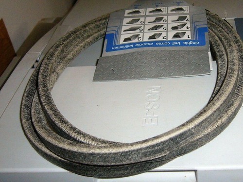 Courroie moteur plat tondeuse - plat,