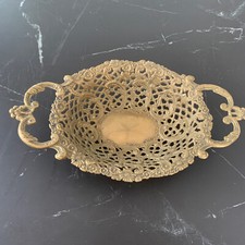 CORBEILLE A FRUIT EN LAITON