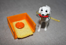 Lego scala 3110 chien dalmatien Domino avec saucisse et laisse bac et assiette