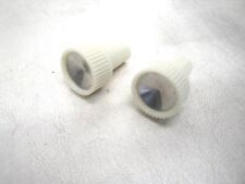 59 1959 Ford Fairlane Bouche D'Aération Bouton Blanc avec Argenté Insert Neuf