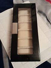 Boîte Coffret Rangement 6 Montres Vernis
