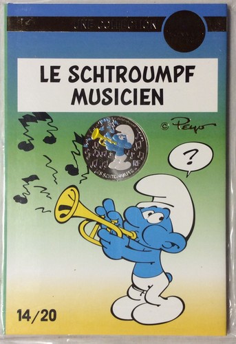 Schtroumpf musicien euros - 10,