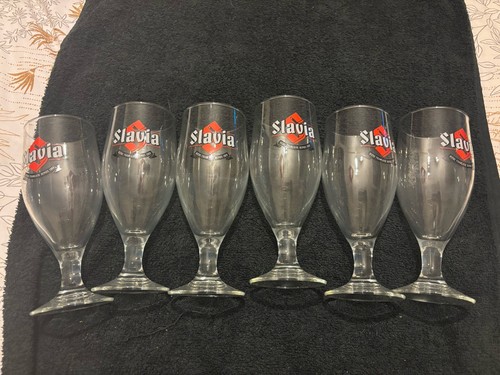 Verre bière slavia - À,