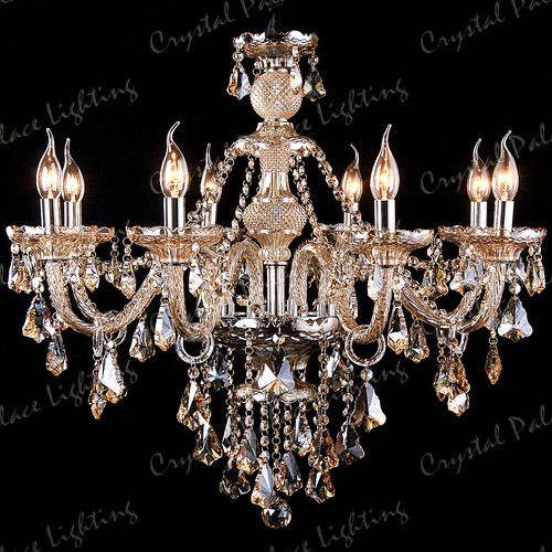 Lustre champagne cristal k9 - cristal,
