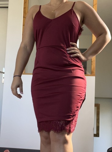 Robe soirée sexy bordeaux - sexy,