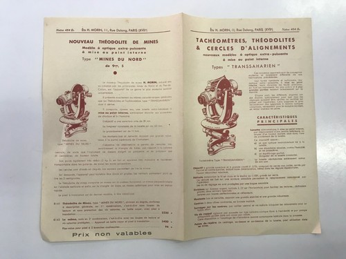Ancienne notice morin - ancienne,
