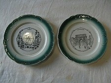 ++"502.20"    2 ANCIENNES ASSIETTES PEXONNE VILLES NANCY ET MONTPELLIER