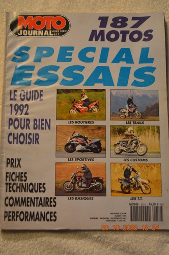 Moto journal 1992 n 52 - moto,