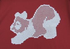 Panda 2 , napperon dentelle de